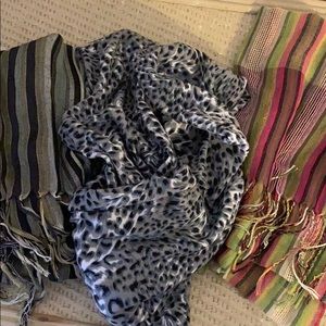 Three scarves!
